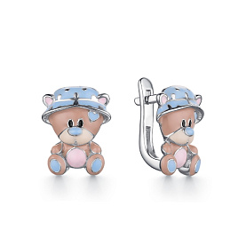 Серьги Мириада - Серебро 925, Эмаль (арт. 901022094)