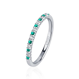 Кольцо Platinum Lab. - Платина 950 (арт. ПК-044ИБр-01)