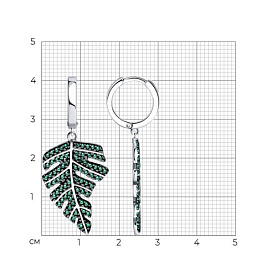 Серьги SOKOLOV - Серебро 925, Фианит (арт. 94026735)
