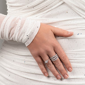 Кольцо Talant - Серебро 925, Фианит (арт. 20-72-0001-15823)