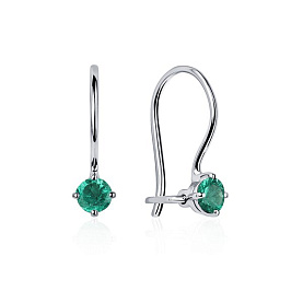 Серьги Platinum Lab. - Платина 950 (арт. ПС-028И-01)