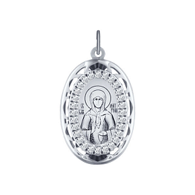 Подвеска SOKOLOV - Серебро 925, Фианит (арт. 94100243)