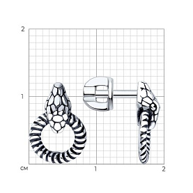 Серьги Diamant - Серебро 925 (арт. 95-122-02293-1)