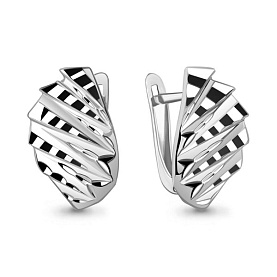 Серьги Аквамарин - Серебро 925 (арт. 34517.5)