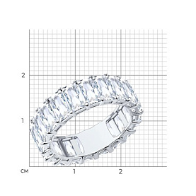 Кольцо SOKOLOV - Серебро 925, Фианит (арт. 94013635)