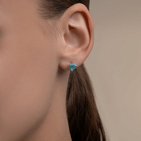 Серьги SOKOLOV - Серебро 925, Фианит (арт. 94027318)