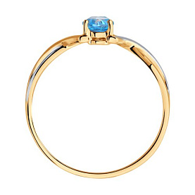 Кольцо SOKOLOV - Золото 585, Топаз (арт. 717300)