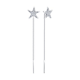 Серьги Diamant - Серебро 925, Фианит (арт. 94-123-00009-1)