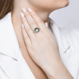 Кольцо SOKOLOV - Серебро 925, Кварц (арт. 92011780)