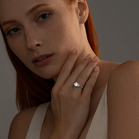 Кольцо SOKOLOV - Серебро 925, Фианит (арт. 94013562)