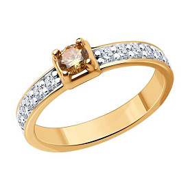 Кольцо Diamant - Серебро 925, Фианит (арт. 93-110-01553-2)