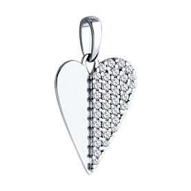 Подвеска SOKOLOV - Серебро 925, Фианит (арт. 94033203)