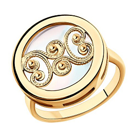 Кольцо SOKOLOV - Серебро 925, Перламутр (арт. 93010578)