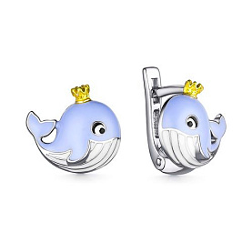 Серьги Мириада - Серебро 925, Эмаль (арт. 901022719)