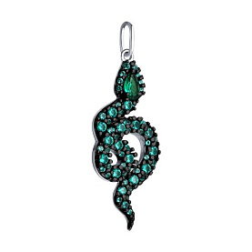 Подвеска SOKOLOV - Серебро 925, Фианит (арт. 94032761)