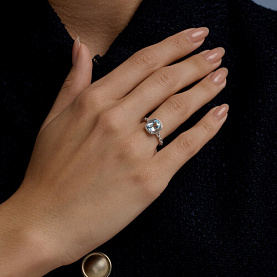 Кольцо SOKOLOV - Серебро 925, Топаз (арт. 92014878)