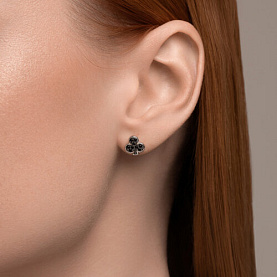 Серьги SOKOLOV - Серебро 925, Фианит (арт. 94026462)