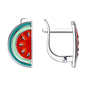 Серьги SOKOLOV - Серебро 925, Эмаль (арт. 94024096)