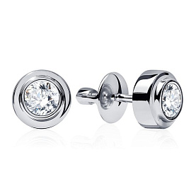 Серьги Platinum Lab. - Платина 950 (арт. ПС-020-07)