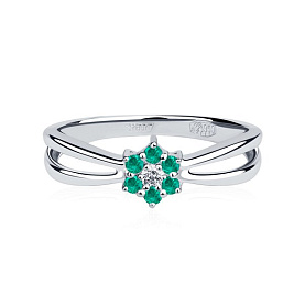 Кольцо Platinum Lab. - Платина 950 (арт. ПК-205И-01)