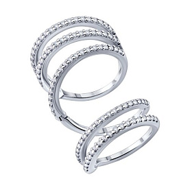 Кольцо SOKOLOV - Серебро 925, Фианит (арт. 94014926)