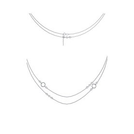 Колье POKROVSKY - Серебро 925, Фианит (арт. 0330587-00775)