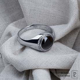 Кольцо Platinum Lab. - Платина 950, Бриллиант (арт. ПК-071-02)