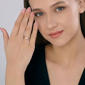 Кольцо SOKOLOV - Серебро 925, Фианит (арт. 93011177)