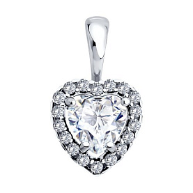 Подвеска Diamant - Серебро 925, Фианит (арт. 94-130-00122-2)