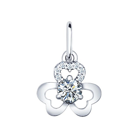 Подвеска SOKOLOV - Серебро 925, Фианит (арт. 94031343)