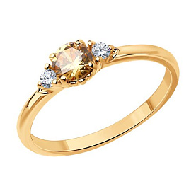 Кольцо Diamant - Серебро 925, Фианит (арт. 93-110-01555-2)