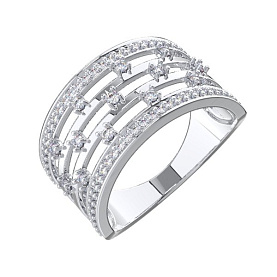 Кольцо POKROVSKY - Серебро 925, Фианит (арт. 1101606-00775)