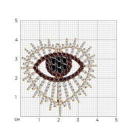Брошь SOKOLOV - Серебро 925, Фианит (арт. 93040065)