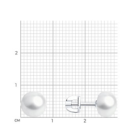 Серьги SOKOLOV - Серебро 925, Жемчуг культивированный (арт. 92023123)
