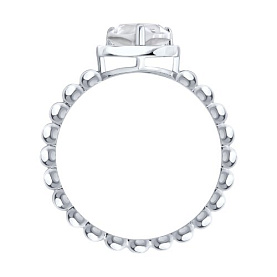 Кольцо SOKOLOV - Серебро 925, Горный хрусталь (арт. 92014696)