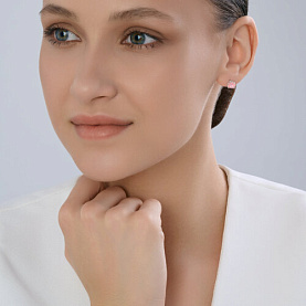 Серьги SOKOLOV - Серебро 925, Фианит (арт. 94027319)