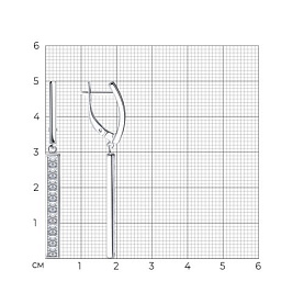 Серьги SOKOLOV - Серебро 925, Фианит (арт. 94023928)