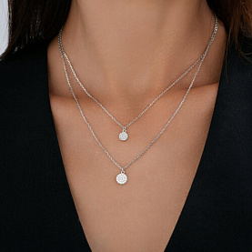 Колье SOKOLOV - Серебро 925, Фианит (арт. 94071219)