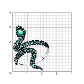 Кольцо SOKOLOV - Серебро 925, Фианит (арт. 94013675)