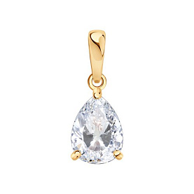 Подвеска SOKOLOV - Золото 585, Бриллианит (арт. 036869)