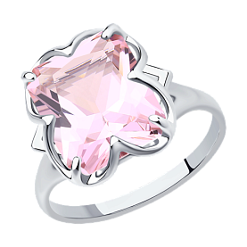 Кольцо SOKOLOV - Серебро 925, Фианит (арт. 92011235)