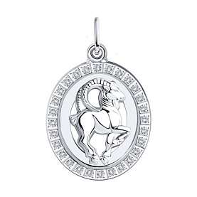 Подвеска Diamant - Серебро 925, Фианит (арт. 94-130-00153-1)