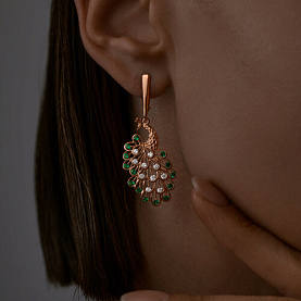 Серьги SOKOLOV - Серебро 925, Фианит (арт. 93022399)