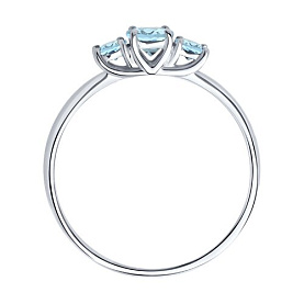 Кольцо SOKOLOV - Серебро 925, Топаз (арт. 92014423)