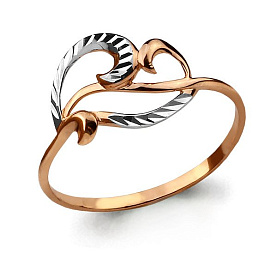 Кольцо Аквамарин - Золото 585 (арт. 54313.1)