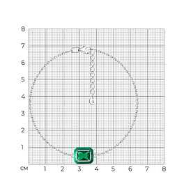 Браслет SOKOLOV - Серебро 925, Фианит, Эмаль (арт. 94051522)