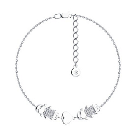 Браслет SOKOLOV - Серебро 925, Фианит (арт. 94050753)