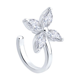 Серьга SOKOLOV - Серебро 925, Фианит (арт. 94170391)