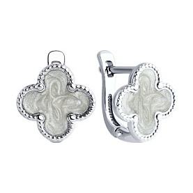 Серьги SOKOLOV - Серебро 925, Эмаль (арт. 94026443)