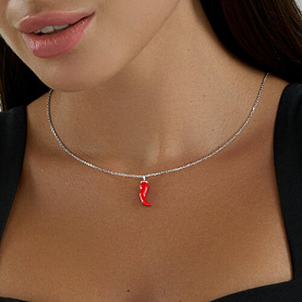 Колье SOKOLOV - Серебро 925, Эмаль (арт. 94070184)